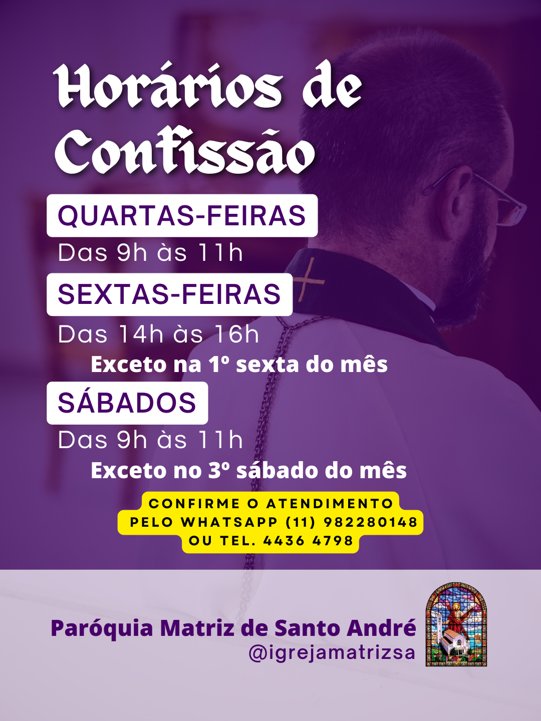 Horário de Confissão